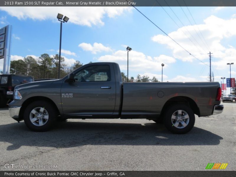 Mineral Gray Metallic / Black/Diesel Gray 2013 Ram 1500 SLT Regular Cab
