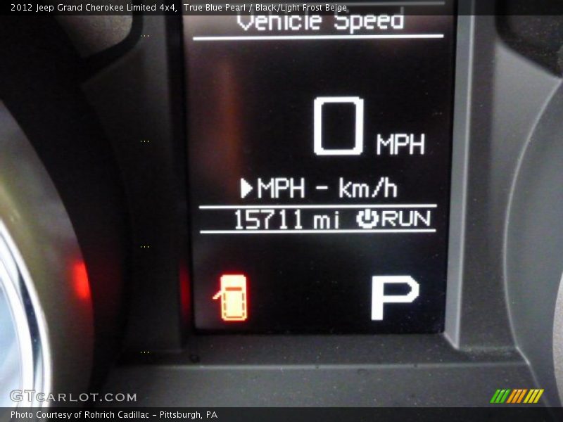 True Blue Pearl / Black/Light Frost Beige 2012 Jeep Grand Cherokee Limited 4x4