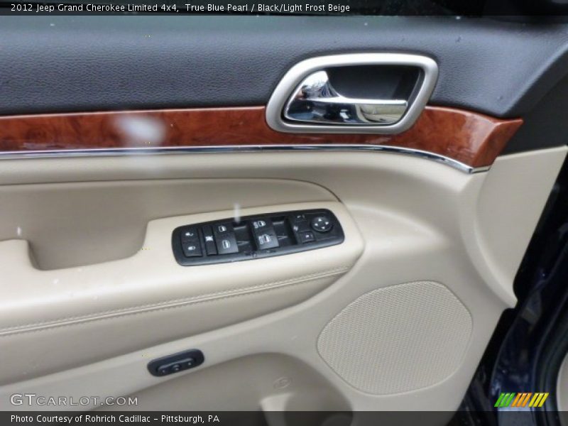 True Blue Pearl / Black/Light Frost Beige 2012 Jeep Grand Cherokee Limited 4x4