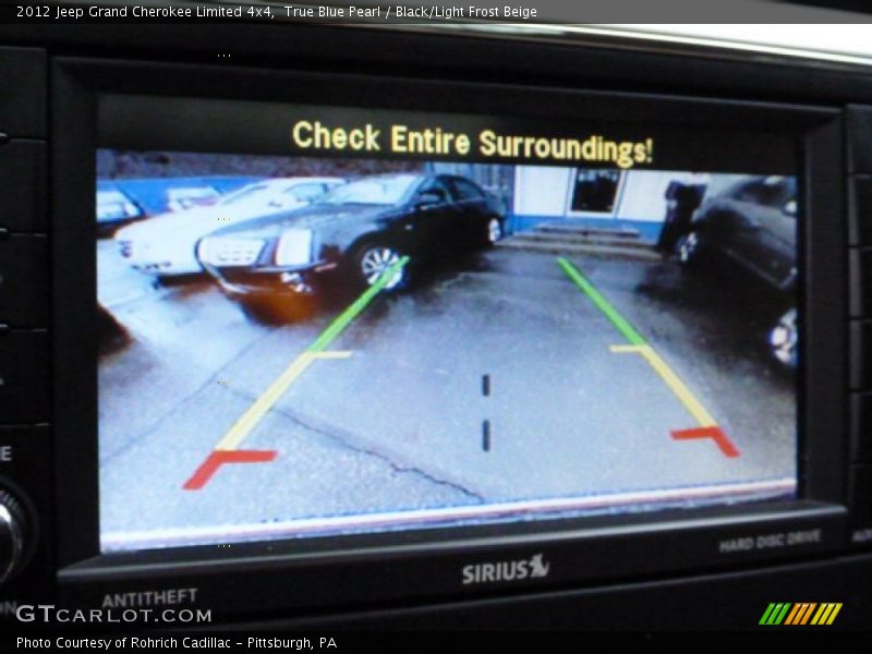 True Blue Pearl / Black/Light Frost Beige 2012 Jeep Grand Cherokee Limited 4x4