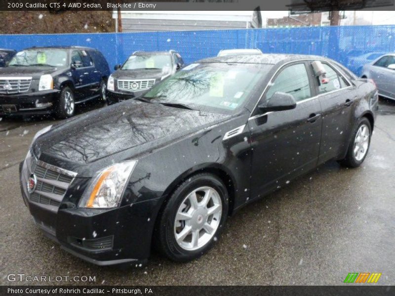 Black Ice / Ebony 2009 Cadillac CTS 4 AWD Sedan