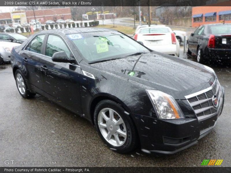 Black Ice / Ebony 2009 Cadillac CTS 4 AWD Sedan