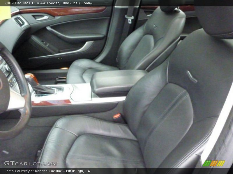 Black Ice / Ebony 2009 Cadillac CTS 4 AWD Sedan