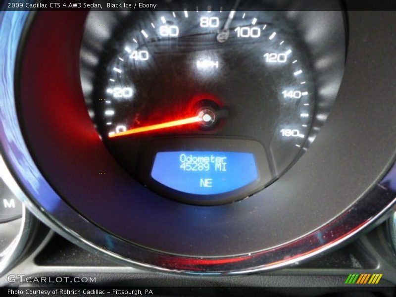 Black Ice / Ebony 2009 Cadillac CTS 4 AWD Sedan