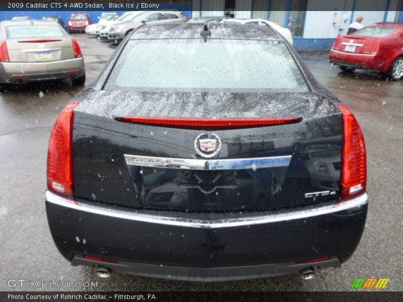 Black Ice / Ebony 2009 Cadillac CTS 4 AWD Sedan