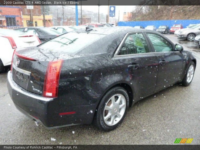 Black Ice / Ebony 2009 Cadillac CTS 4 AWD Sedan