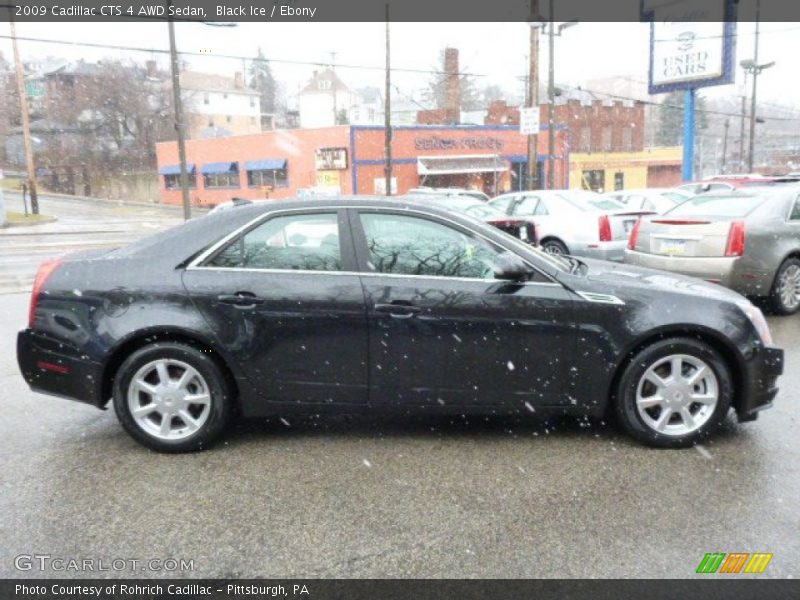 Black Ice / Ebony 2009 Cadillac CTS 4 AWD Sedan