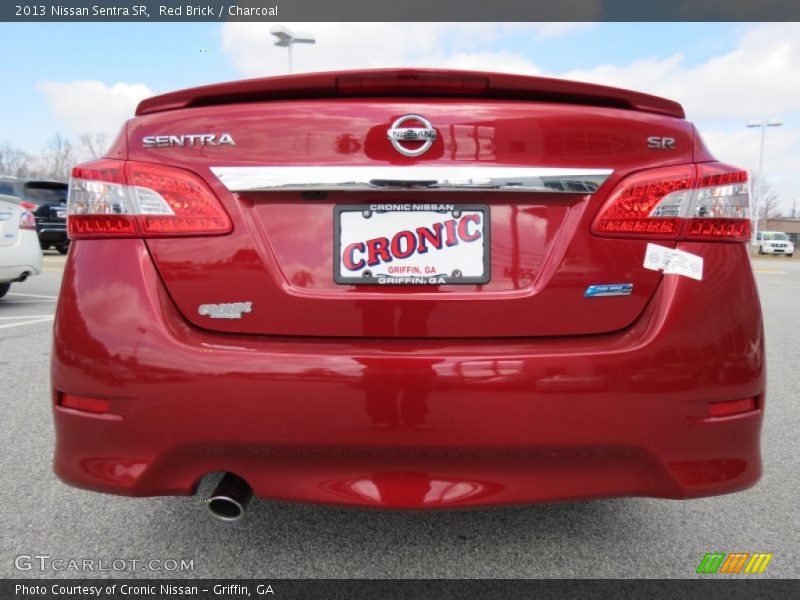 Red Brick / Charcoal 2013 Nissan Sentra SR