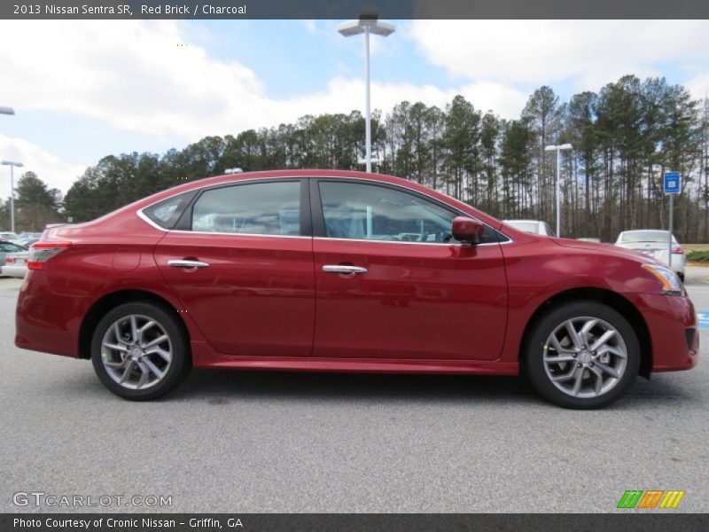 Red Brick / Charcoal 2013 Nissan Sentra SR