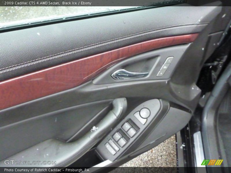 Black Ice / Ebony 2009 Cadillac CTS 4 AWD Sedan