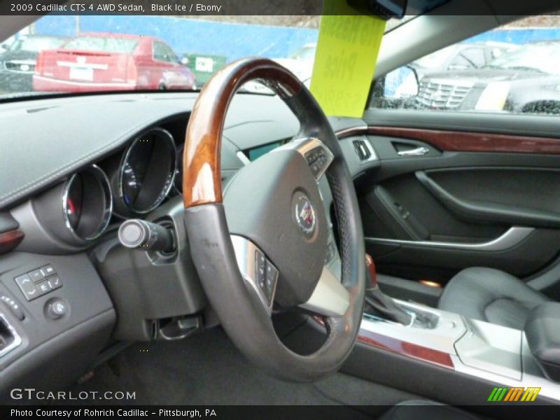 Black Ice / Ebony 2009 Cadillac CTS 4 AWD Sedan