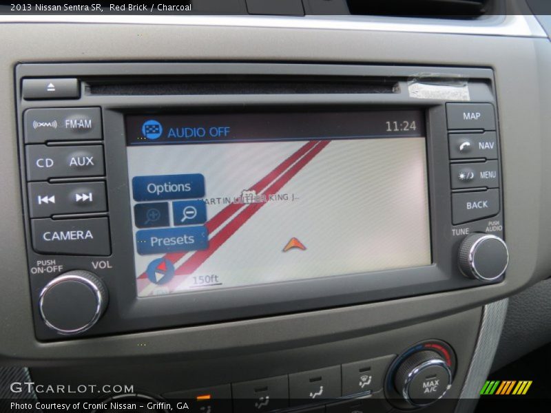 Navigation of 2013 Sentra SR