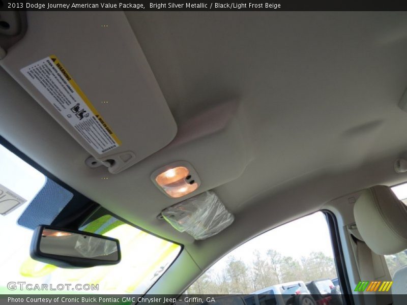 Bright Silver Metallic / Black/Light Frost Beige 2013 Dodge Journey American Value Package