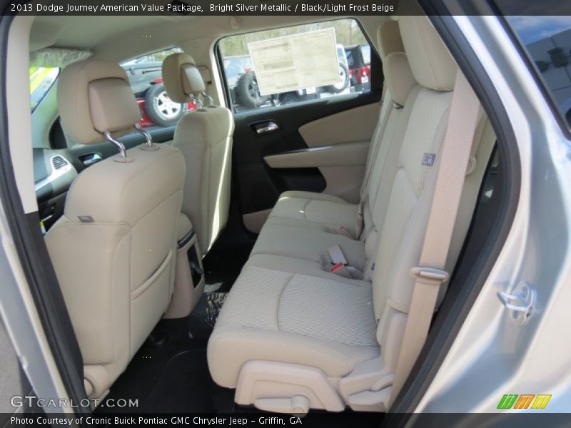 Bright Silver Metallic / Black/Light Frost Beige 2013 Dodge Journey American Value Package