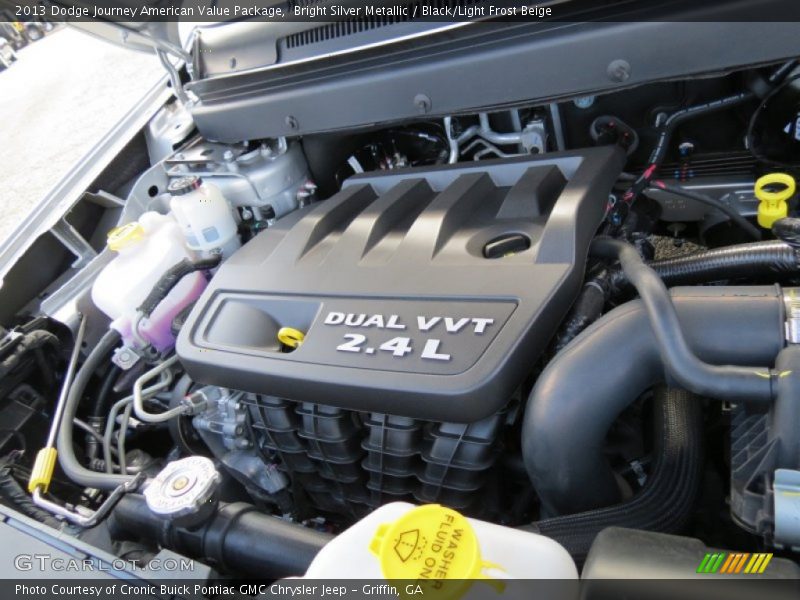 Bright Silver Metallic / Black/Light Frost Beige 2013 Dodge Journey American Value Package