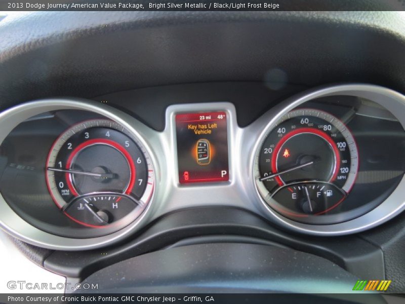 Bright Silver Metallic / Black/Light Frost Beige 2013 Dodge Journey American Value Package