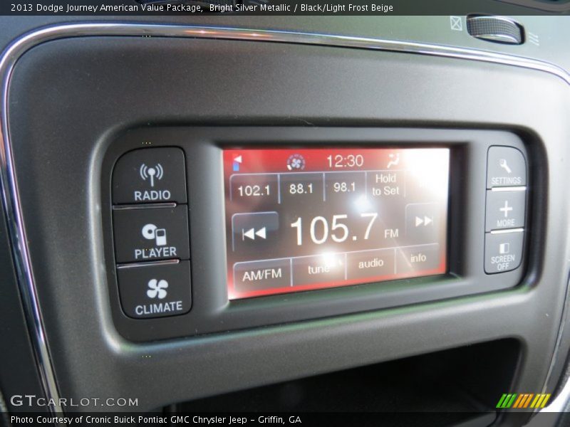 Bright Silver Metallic / Black/Light Frost Beige 2013 Dodge Journey American Value Package