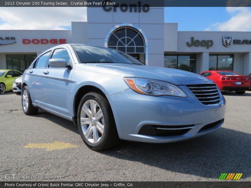 Crystal Blue Pearl / Black 2013 Chrysler 200 Touring Sedan