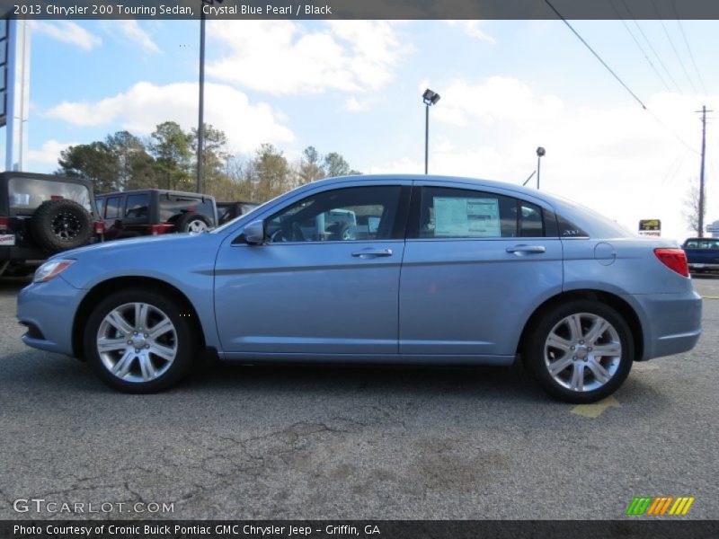 Crystal Blue Pearl / Black 2013 Chrysler 200 Touring Sedan