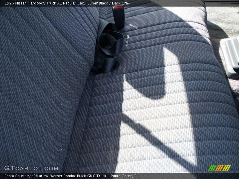 Super Black / Dark Gray 1996 Nissan Hardbody Truck XE Regular Cab
