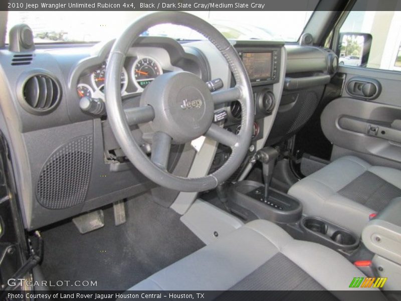 Dark Slate Gray/Medium Slate Gray Interior - 2010 Wrangler Unlimited Rubicon 4x4 