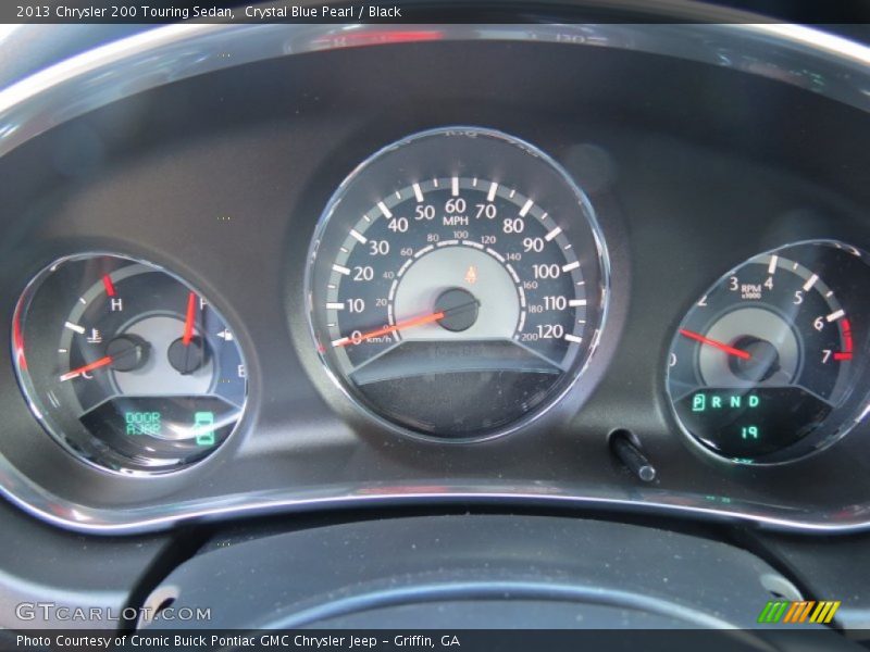 Crystal Blue Pearl / Black 2013 Chrysler 200 Touring Sedan