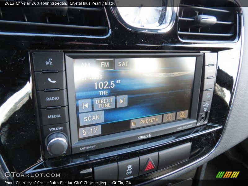 Crystal Blue Pearl / Black 2013 Chrysler 200 Touring Sedan