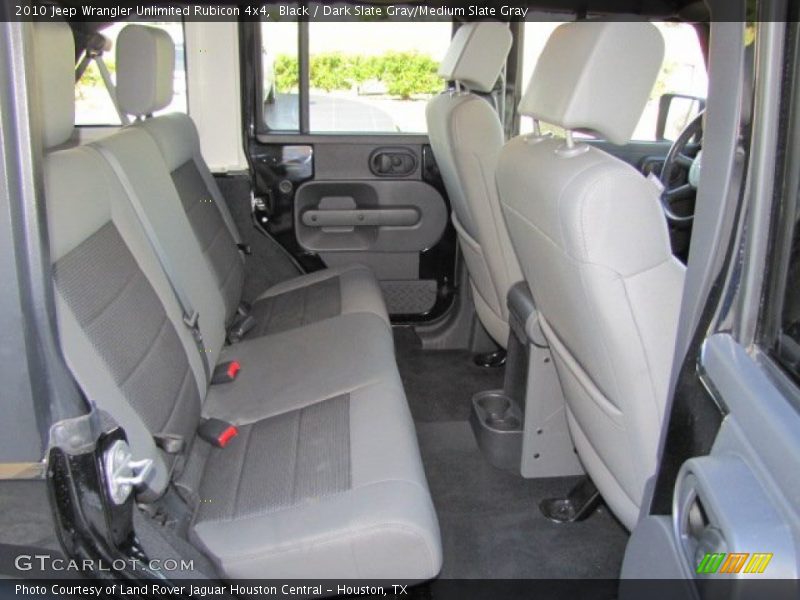 Rear Seat of 2010 Wrangler Unlimited Rubicon 4x4