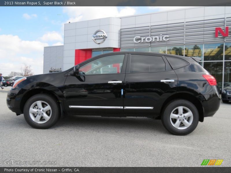 Super Black / Black 2013 Nissan Rogue S