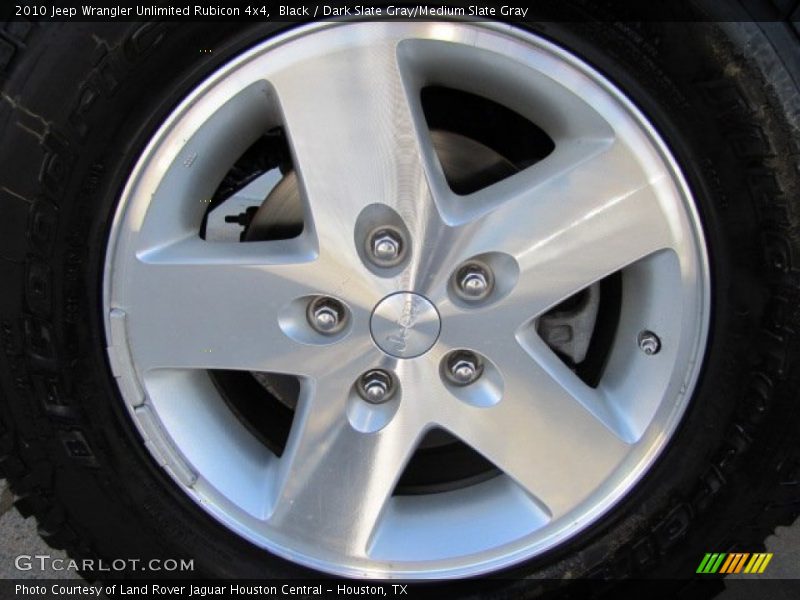 Black / Dark Slate Gray/Medium Slate Gray 2010 Jeep Wrangler Unlimited Rubicon 4x4