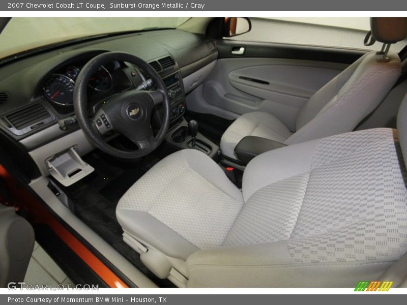 Sunburst Orange Metallic / Gray 2007 Chevrolet Cobalt LT Coupe