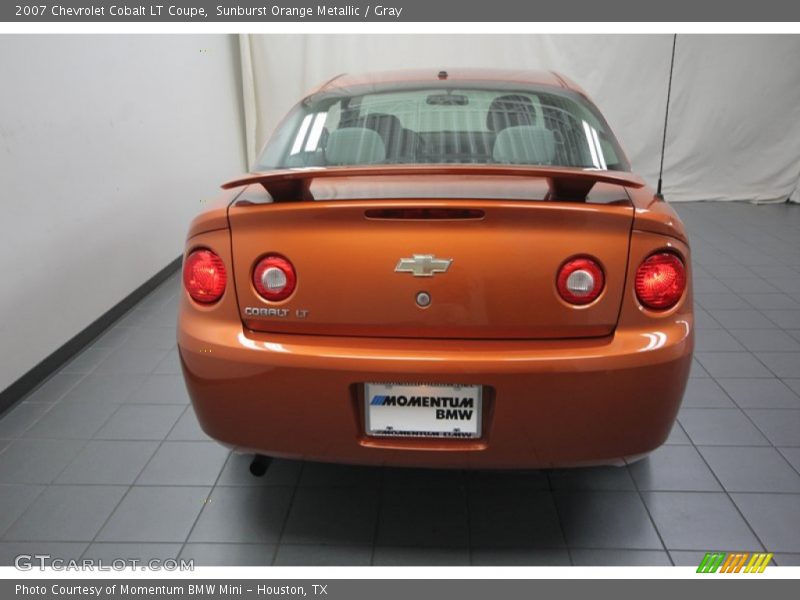 Sunburst Orange Metallic / Gray 2007 Chevrolet Cobalt LT Coupe