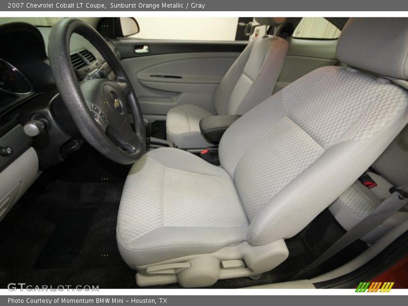 Sunburst Orange Metallic / Gray 2007 Chevrolet Cobalt LT Coupe