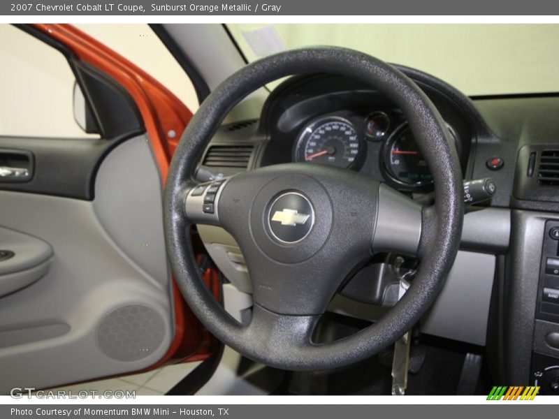 Sunburst Orange Metallic / Gray 2007 Chevrolet Cobalt LT Coupe