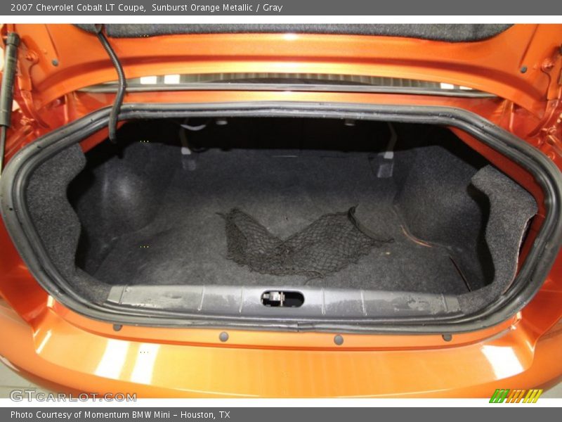 Sunburst Orange Metallic / Gray 2007 Chevrolet Cobalt LT Coupe