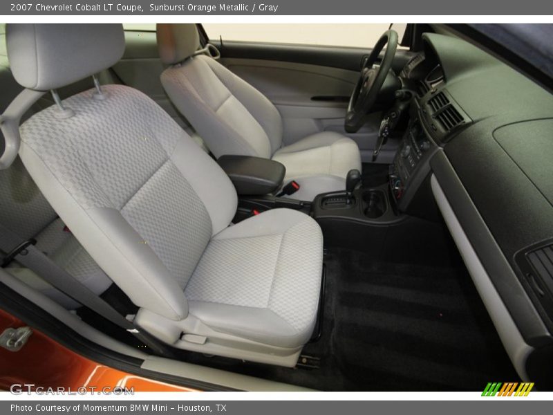Sunburst Orange Metallic / Gray 2007 Chevrolet Cobalt LT Coupe