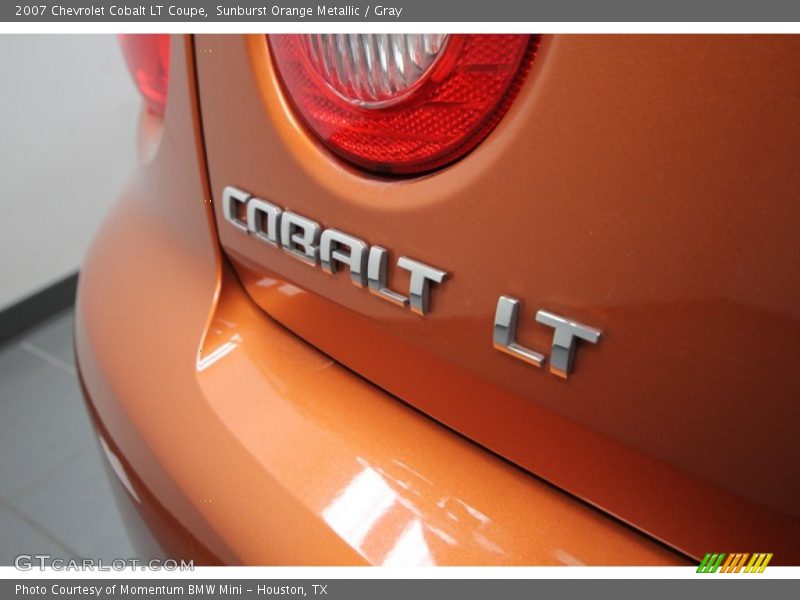 Sunburst Orange Metallic / Gray 2007 Chevrolet Cobalt LT Coupe