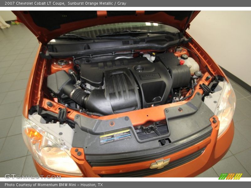 Sunburst Orange Metallic / Gray 2007 Chevrolet Cobalt LT Coupe