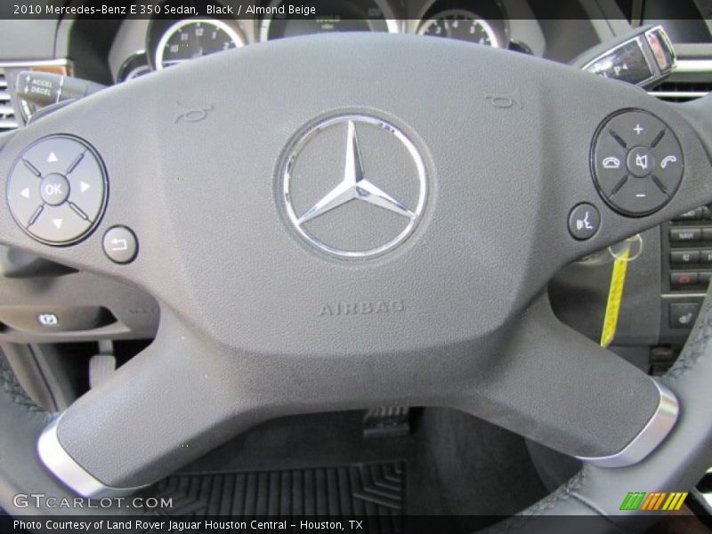 Black / Almond Beige 2010 Mercedes-Benz E 350 Sedan