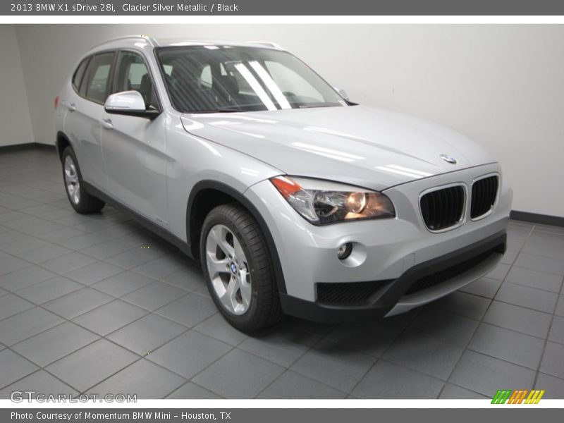 Glacier Silver Metallic / Black 2013 BMW X1 sDrive 28i