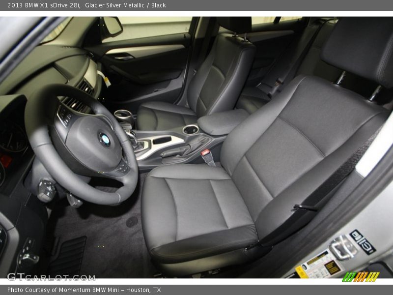 Glacier Silver Metallic / Black 2013 BMW X1 sDrive 28i