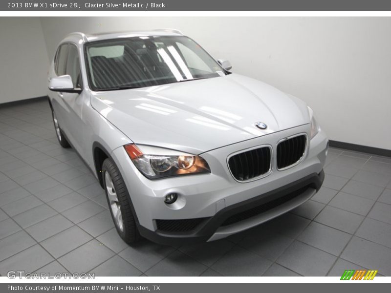 Glacier Silver Metallic / Black 2013 BMW X1 sDrive 28i