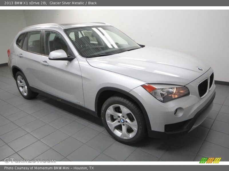 Glacier Silver Metallic / Black 2013 BMW X1 sDrive 28i