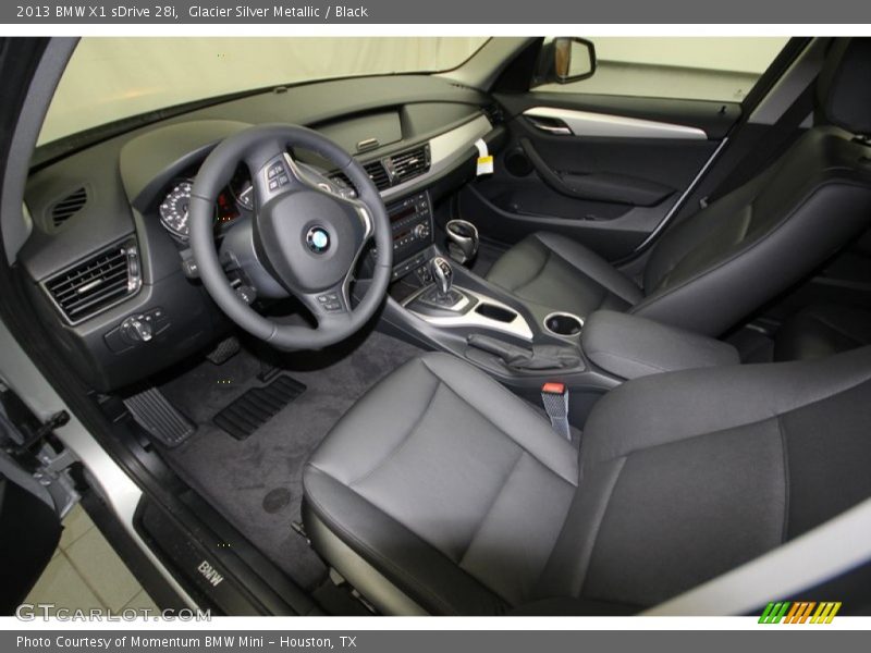 Glacier Silver Metallic / Black 2013 BMW X1 sDrive 28i