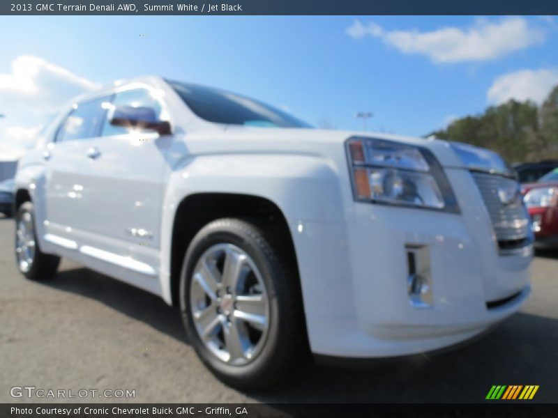 Summit White / Jet Black 2013 GMC Terrain Denali AWD