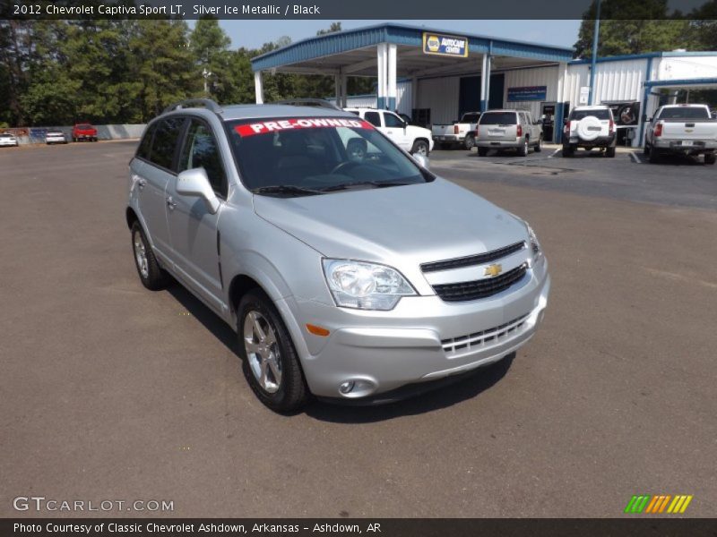 Silver Ice Metallic / Black 2012 Chevrolet Captiva Sport LT