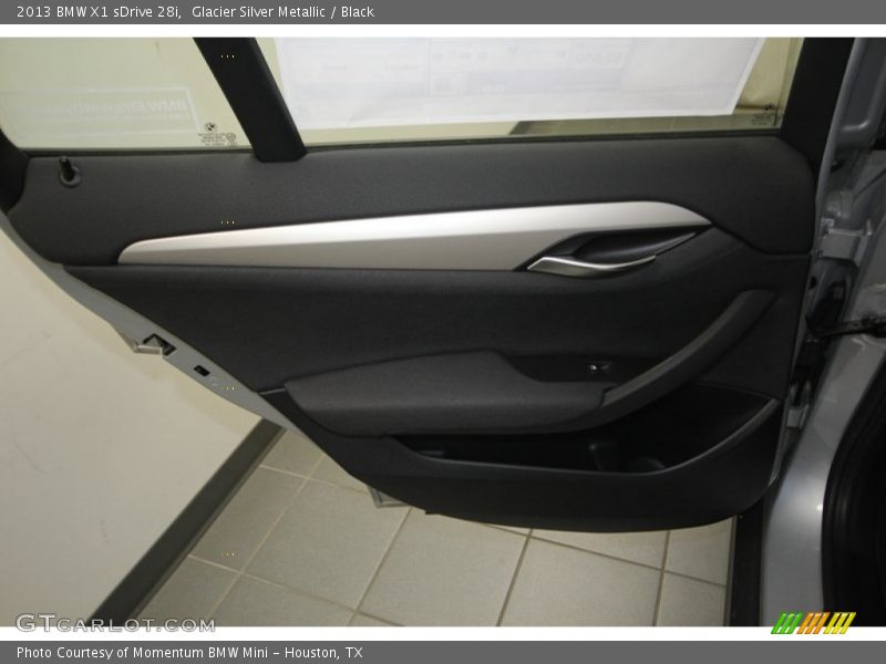 Glacier Silver Metallic / Black 2013 BMW X1 sDrive 28i