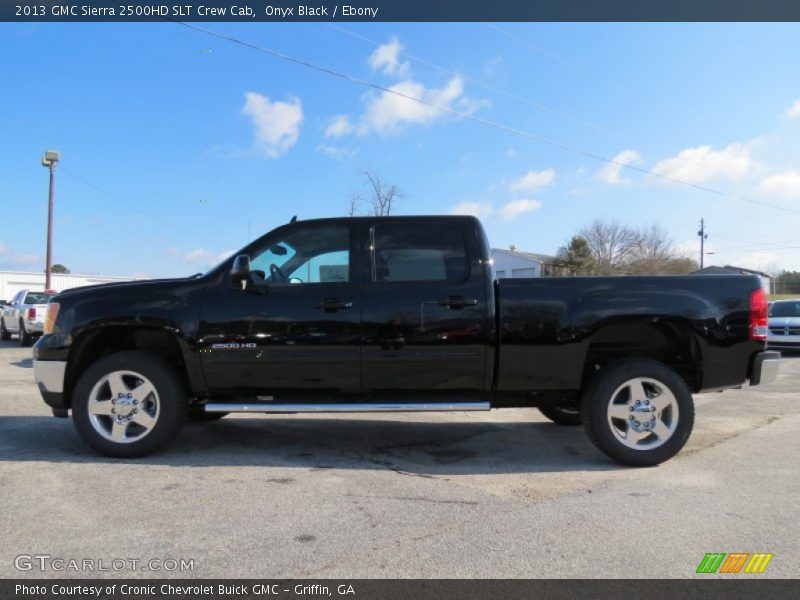 Onyx Black / Ebony 2013 GMC Sierra 2500HD SLT Crew Cab