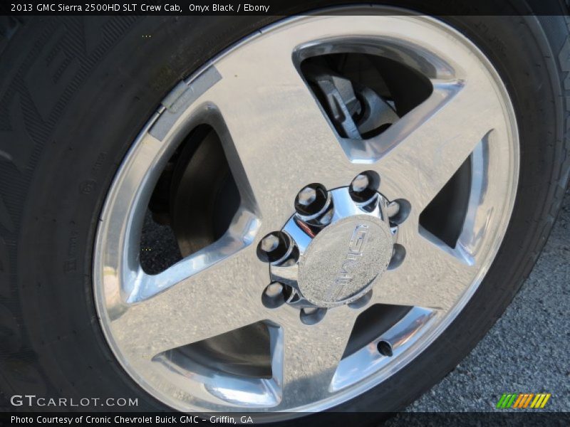 Onyx Black / Ebony 2013 GMC Sierra 2500HD SLT Crew Cab