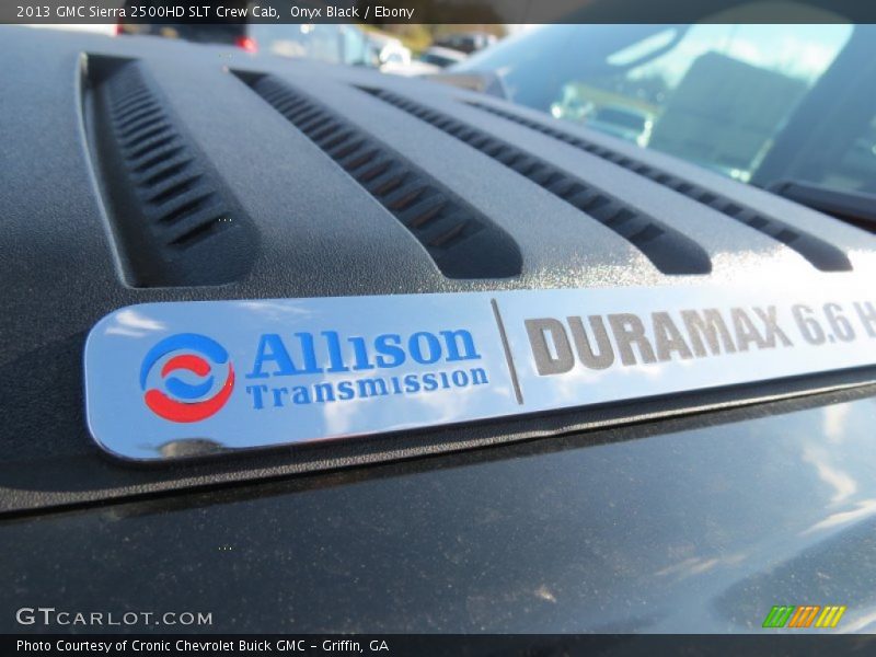 Onyx Black / Ebony 2013 GMC Sierra 2500HD SLT Crew Cab